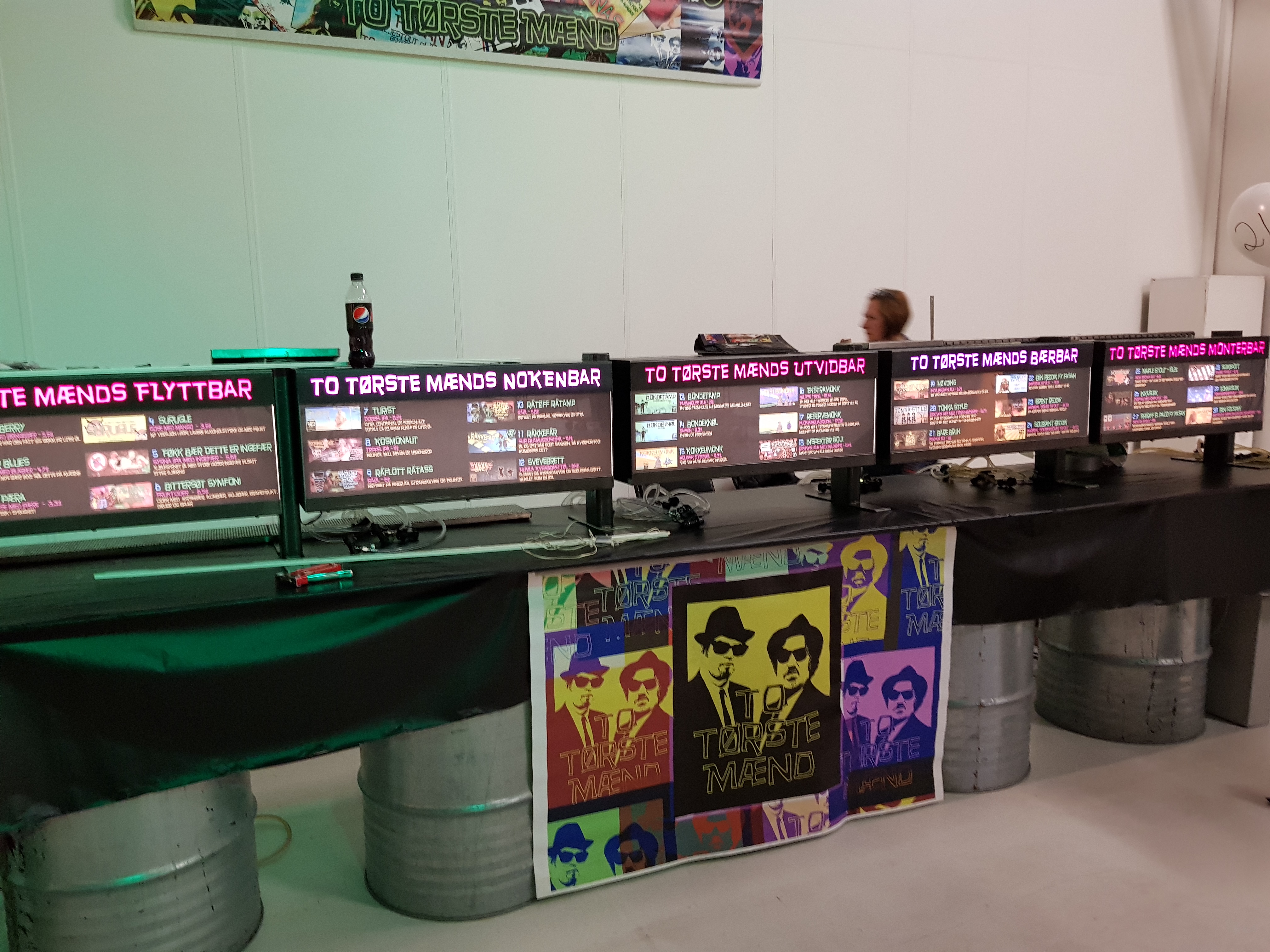 Den nye baren vår under rigging